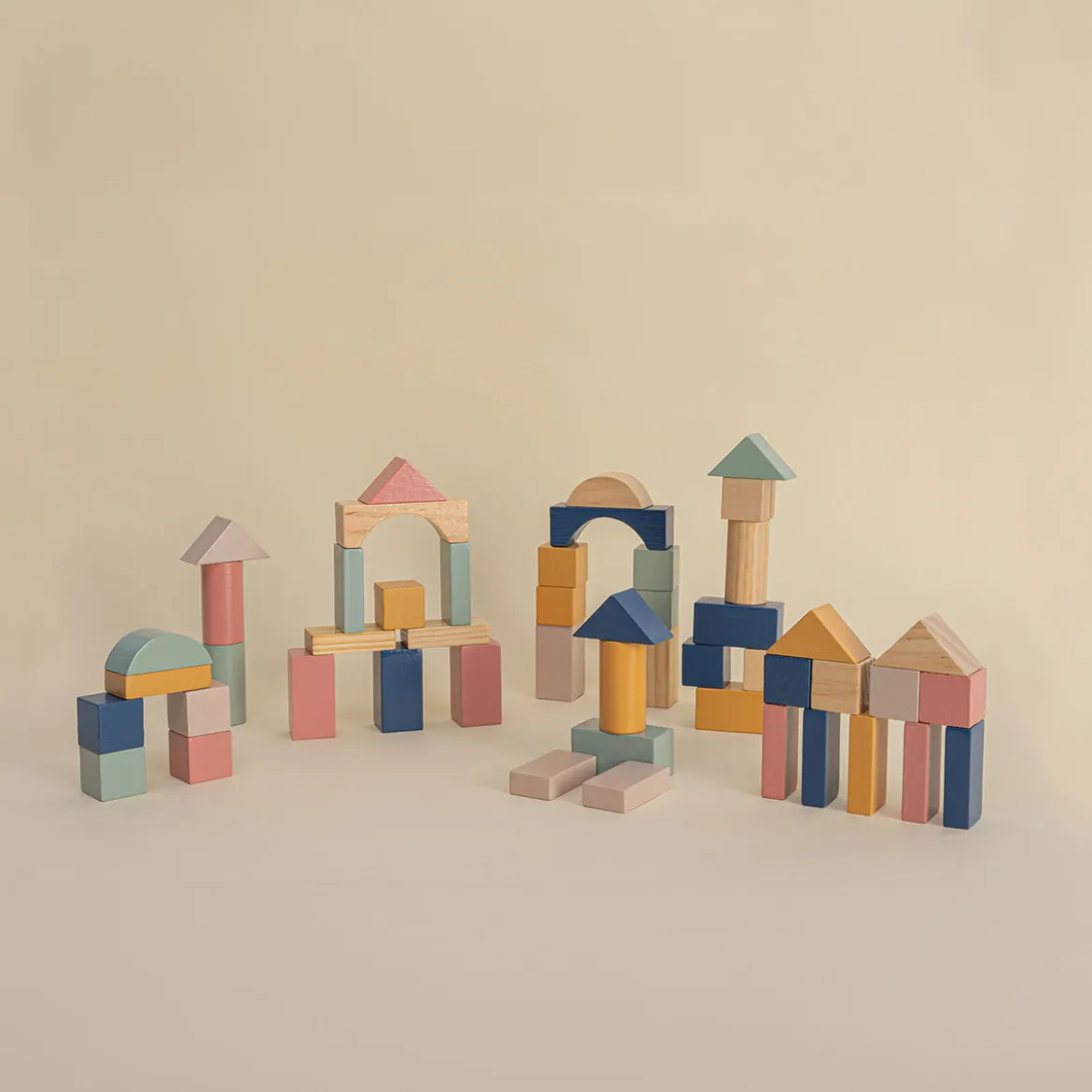 Juego De Bloques De Construcción Montessori