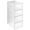 Juego De 4 Cajas Apilables P/Zapatos Stack