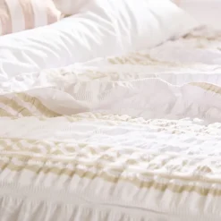 Juego de cama doble y 2 fundas almohadas STRIPES