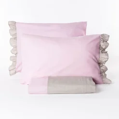 Juego de cama gris 240x290cm y 2 fundas almohada