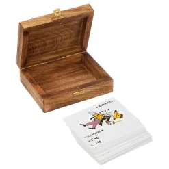 Juego De Cartas Con Caja De Madera Odile