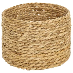 Juego de 9 cestos de rafia beige LIT