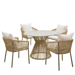 Juego de comedor de 4 plazas