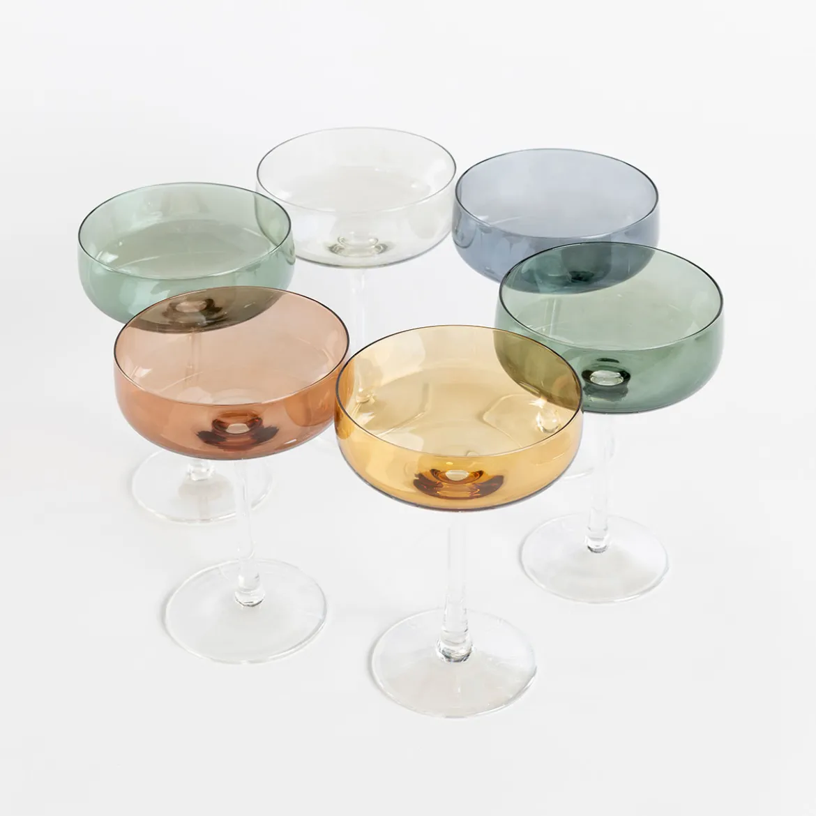 Juego de 6 copas de champán LUCIA