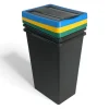 Juego de 3 cubos de reciclaje