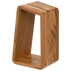 Juego de 5 cuchillos con soporte marrón