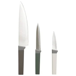 Juego de 3 cuchillos surtidos de acero inoxidable