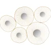 Juego De 5 Espejos Decorativos Metal