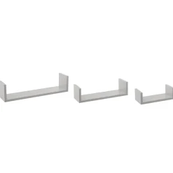 Juego De 3 Estantes Cubo Mdf 22/32/42Cm