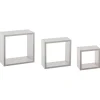 Juego De 3 Estantes Cubo Mdf 24/27/30Cm