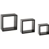 Juego De 3 Estantes Cubo Mdf 15/20/25Cm