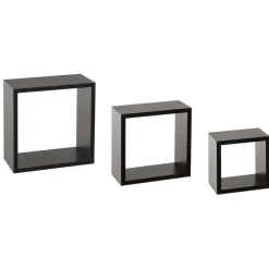Juego De 3 Estantes Cubo Mdf 15/20/25Cm