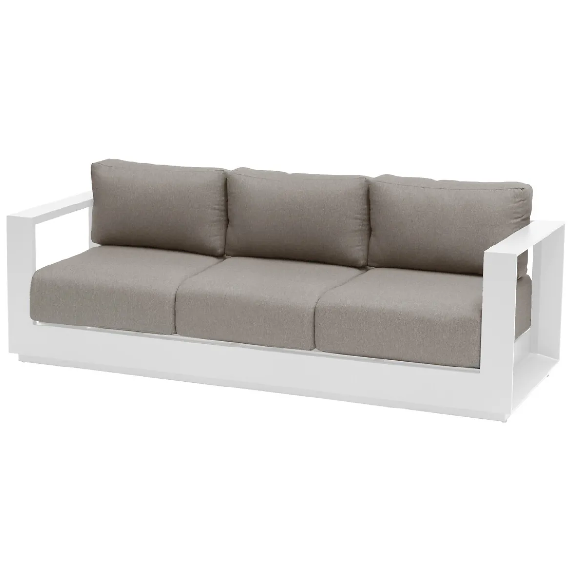 Juego de jardín ALLURE blanco 5 plazas