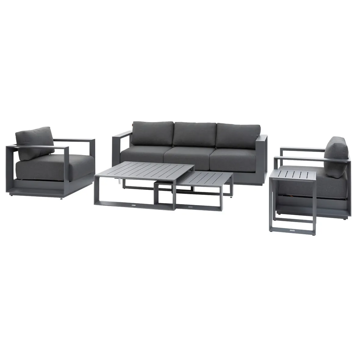 Juego de jardín ALLURE gris oscuro