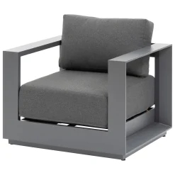 Juego de jardín ALLURE gris oscuro