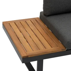 Juego de jardín RELAX esquinero gris