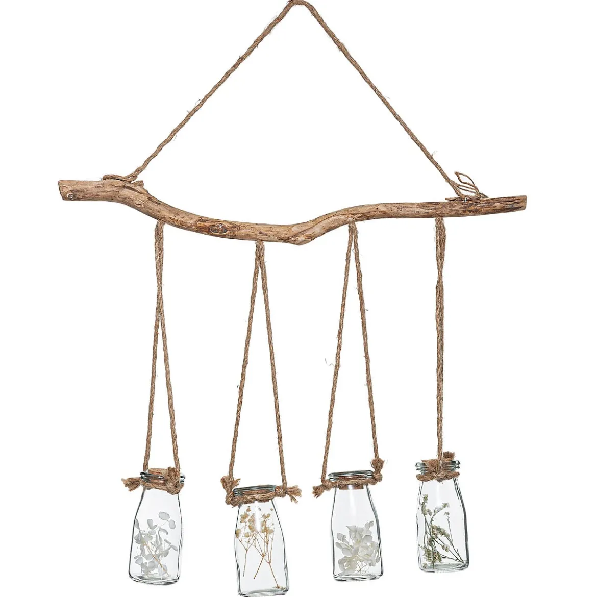 Juego De 4 Jarrones Colgantes 53x9x45Cm