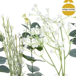 Juego De 5 Jarrones Con Plantas Artificiales