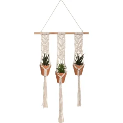 Juego De 3 Macetas Colgantes 75Cm