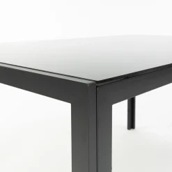 Juego de mesa con tablero de vidrio y 4 sillas