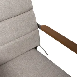 Juego de mesa de exterior y 4 sillas de acero