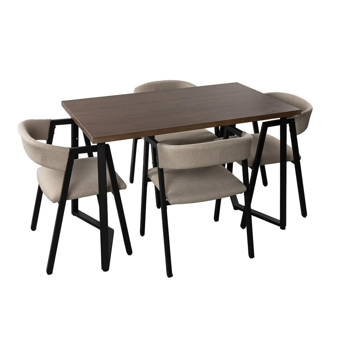 Juego de mesa y 4 sillas NOOK