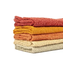 Juego De 5 Paños De Cocina Beige, Rojo Y Na