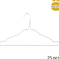 Juego De 25 Perchas Metal Plastificado