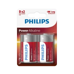 Juego de 2 pilas alcalinas Philips Power Life L
