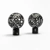 Juego De 2 Remates Boule D20 Negro