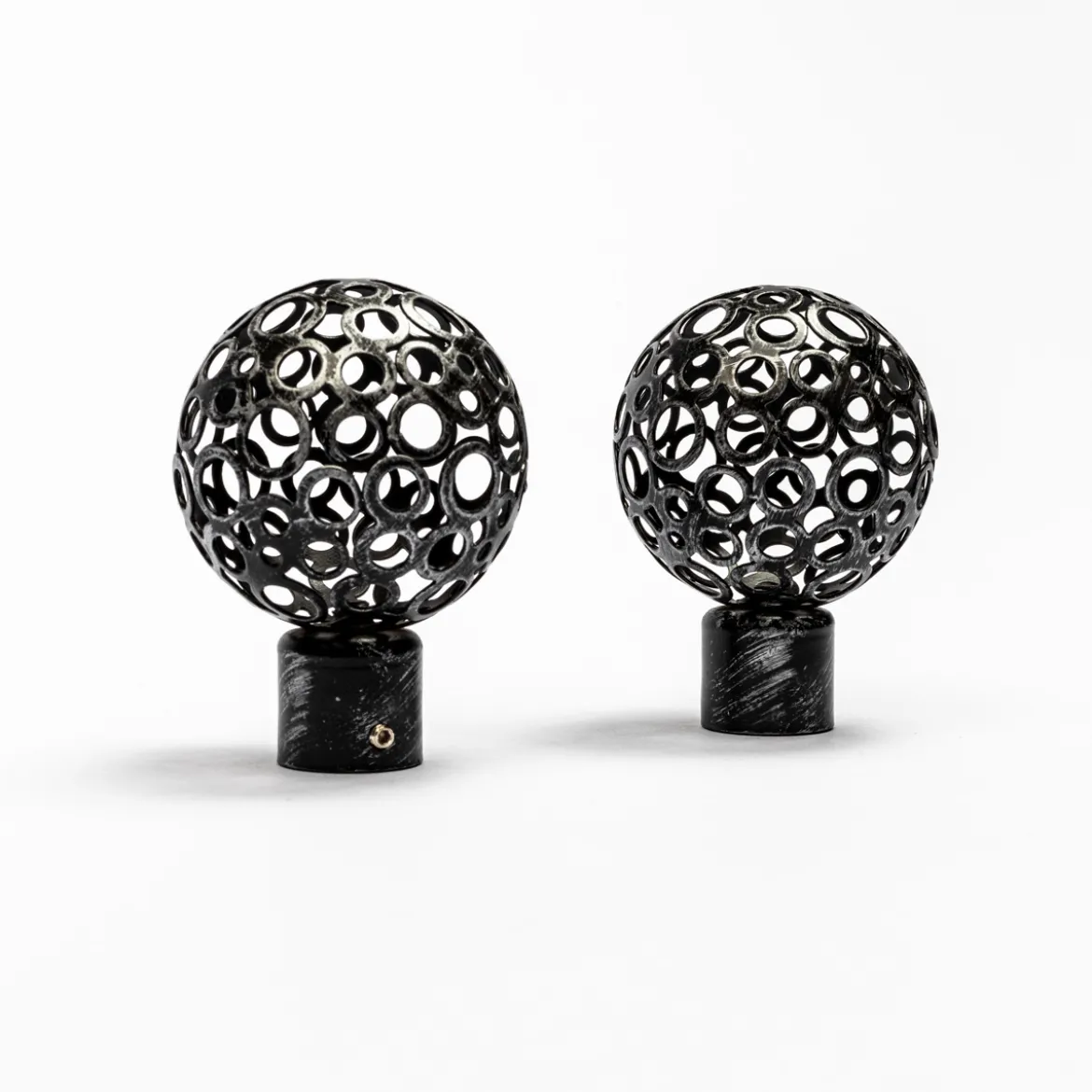 Juego De 2 Remates Boule D20 Negro