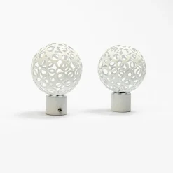 Juego De 2 Remates Boule D20 X2 Blanco