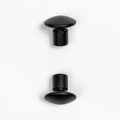 Juego De 2 Remates Champignon D20 Negro