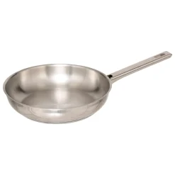 Juego de 2 sartenes de acero inoxidable 24/28cm