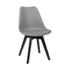 Juego de 2 sillas BAYA BOLD gris claro