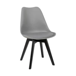 Juego de 2 sillas BAYA BOLD gris claro