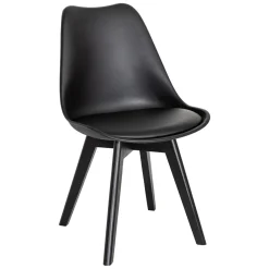Juego de 2 sillas BAYA BOLD negras