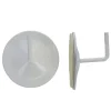 Juego De 2 Soportes Adhesivos Blancos Metálicos