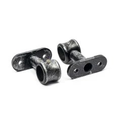 Juego De 2 Soportes D20 50Mm Negro