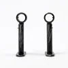 Juego De 2 Soportes D20 90Mm Negro/Plata