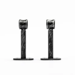 Juego De 2 Soportes D20 90Mm Negro/Plata