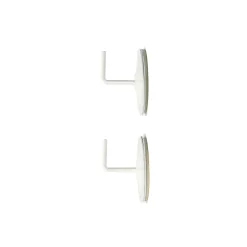 Juego De 2 Soportes Metálicos Adhesivos