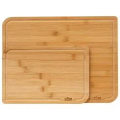 Juego de 2 tablas de bambú