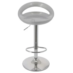 Juego de 2 taburetes de bar SALSA gris