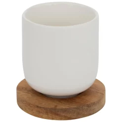 Juego de 4 tazas con base ELEGANCE 10cl