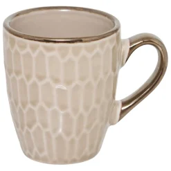 Juego de 2 tazas de café ELLA beige 9cl