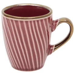 Juego de 2 tazas de café ELLA burdeos 9cl