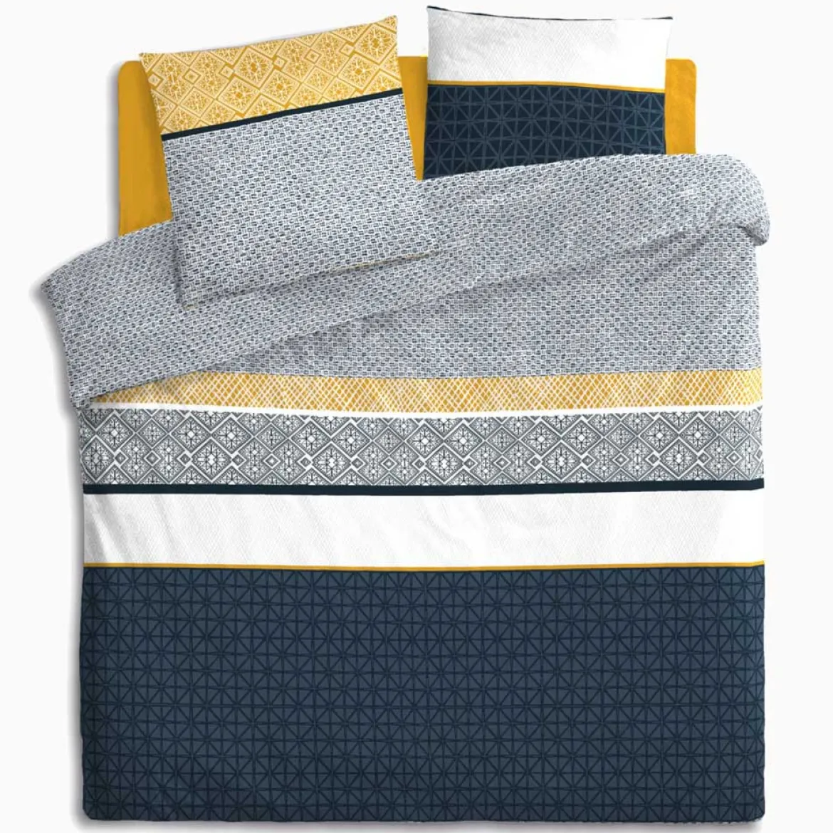Juego funda nórdica y 2 fundas almohadas RAY