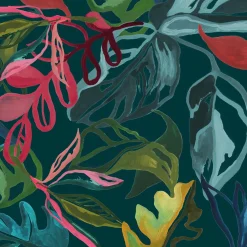 Juego funda nórdica y 2 fundas de almohada JUNGLE