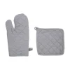 Juego Manopla+Agarrador Cocina Gris